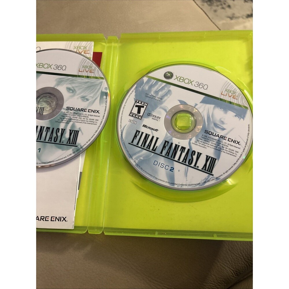 Final Fantasy XIII (Microsoft Xbox 360, 2010) CIB Manual Tested - Picture 3 of 8